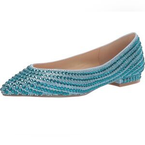 Betsey Johnson Flats Rhinestone Size 7 Jude